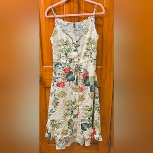 Floral Button-Down Maxi Dress